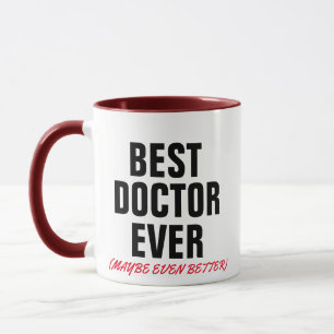 Mug le meilleur calembour médical de docteur toujours