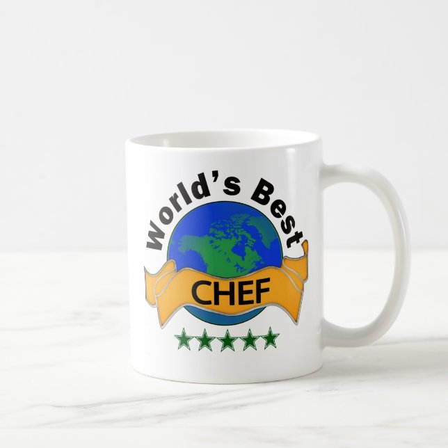 Mug Le meilleur chef du monde (Droite)