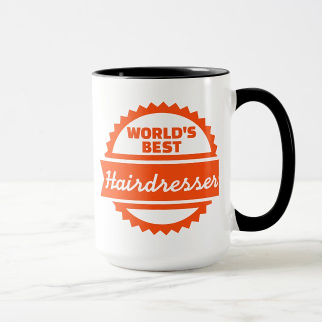 Mug Le meilleur coiffeur du monde (Droite)