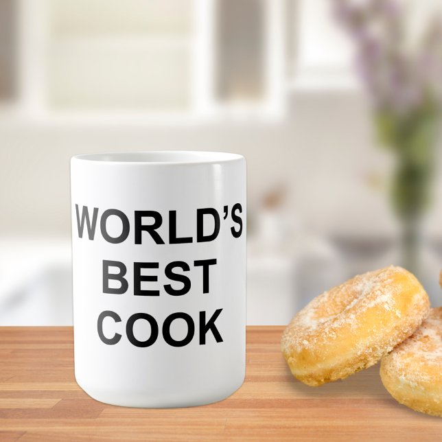 Mug Le meilleur cuisinier du monde (Créateur téléchargé)