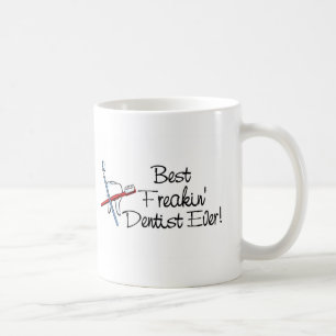 Mug Le meilleur dentiste de Freakin jamais