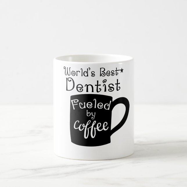 Mug Le meilleur dentiste du monde rempli de (Centre)