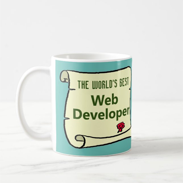 Mug Le Meilleur Développeur Web au monde. (Gauche)
