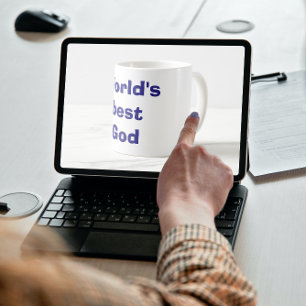 Mug Le meilleur Dieu du monde drôle