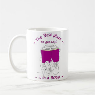 Mug Le meilleur endroit pour se perdre est dans un liv