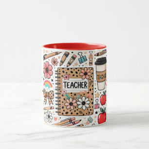 Mug Le Meilleur Enseignant Wrap Personnalisé