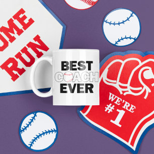 Mug Le meilleur entraîneur de baseball JAMAIS Merci Sp
