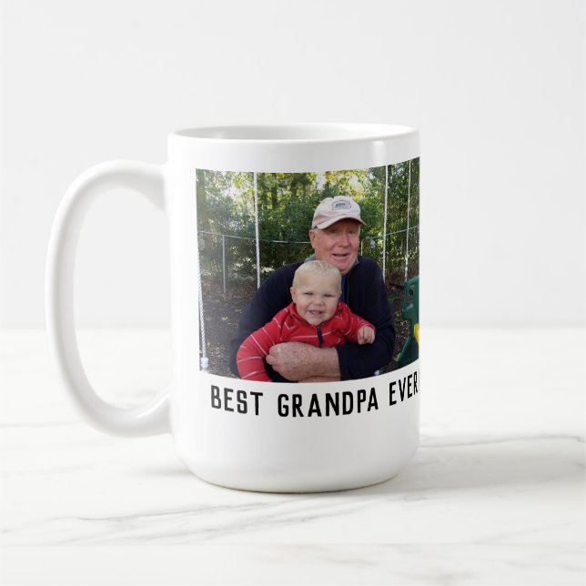 Mug le meilleur grand-papa toujours simple (Gauche)