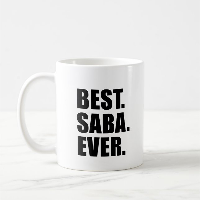Mug Le meilleur grand-père toujours juif de Saba (Gauche)