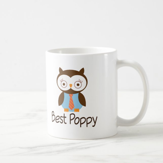 Mug Le meilleur hibou de pavot (Droite)