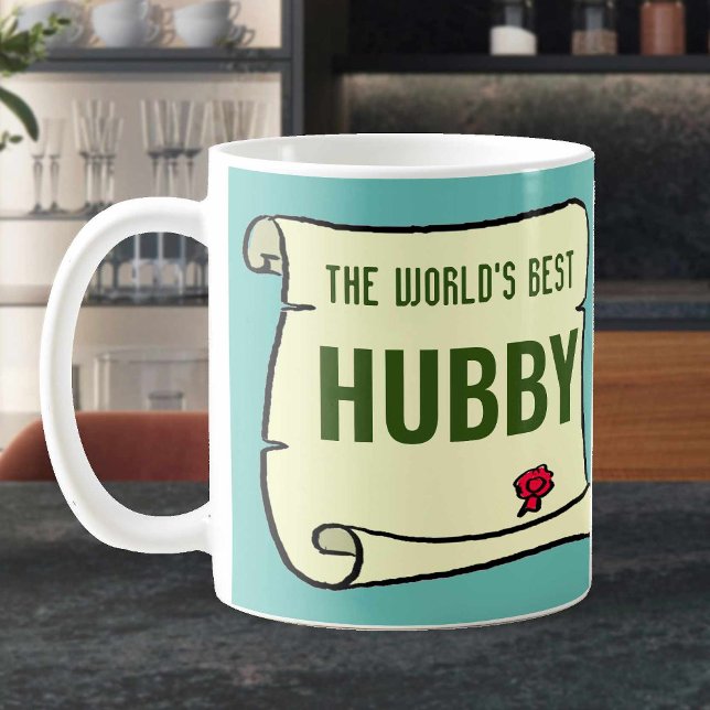 Mug Le Meilleur Hubby du monde. Mari (Créateur téléchargé)