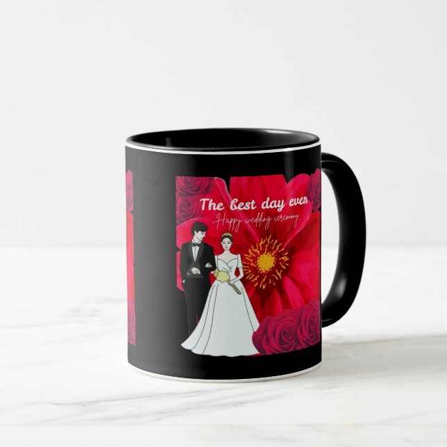 Mug Le meilleur jour noir jamais (Devant droit)