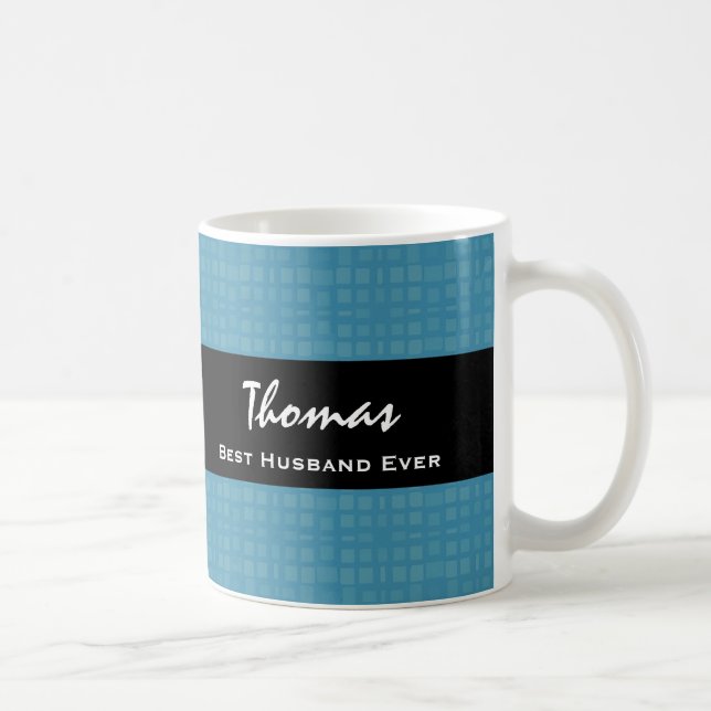Mug Le meilleur mari nom fait sur commande toujours (Droite)