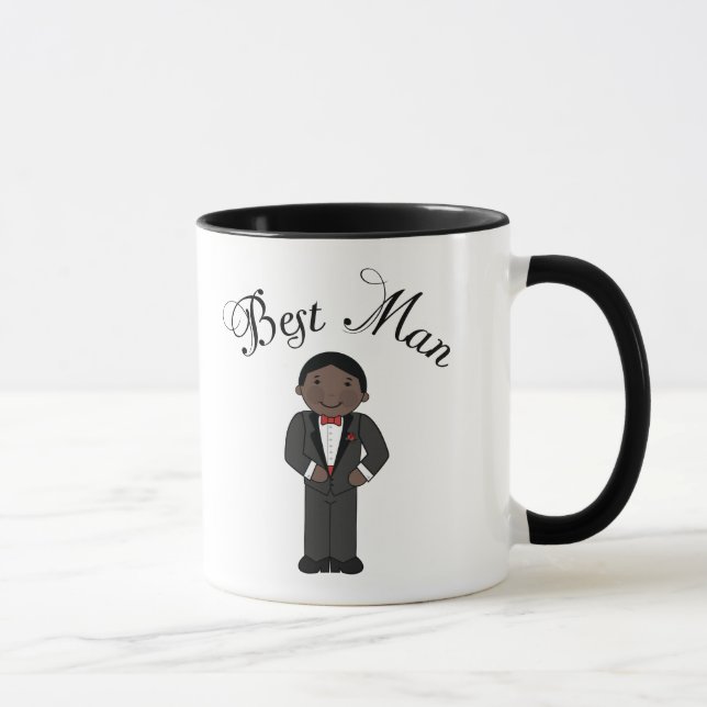Mug Le meilleur mariage (noir) d'homme (Droite)