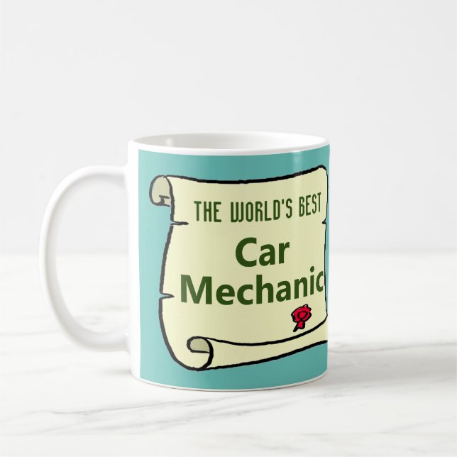 Mug Le meilleur mécanicien automobile du monde. (Gauche)
