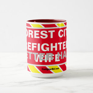 MUG LE MEILLEUR MOITIÉ DE FEMME DE FIREFIGHTER DE FORE