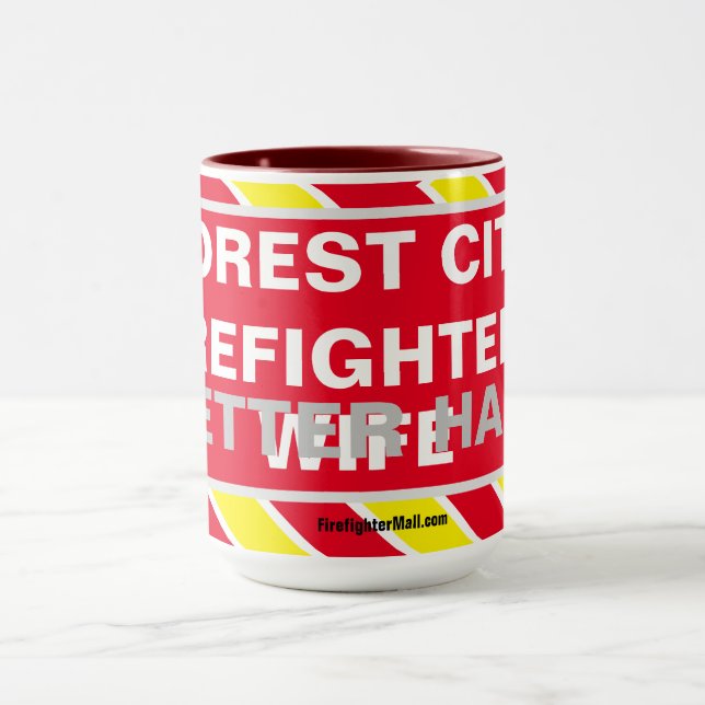 MUG LE MEILLEUR MOITIÉ DE FEMME DE FIREFIGHTER DE FORE (Centre)