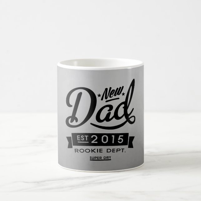 Mug Le meilleur nouveau papa 2015 (Centre)
