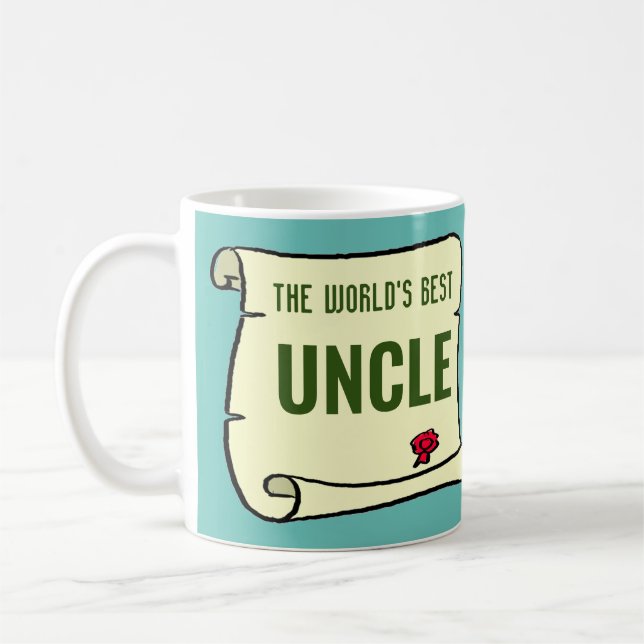 Mug Le meilleur oncle du monde. (Gauche)