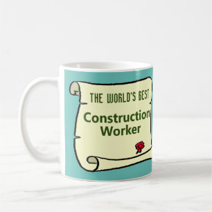 Mug Le Meilleur Ouvrier du Monde dans le Construction.
