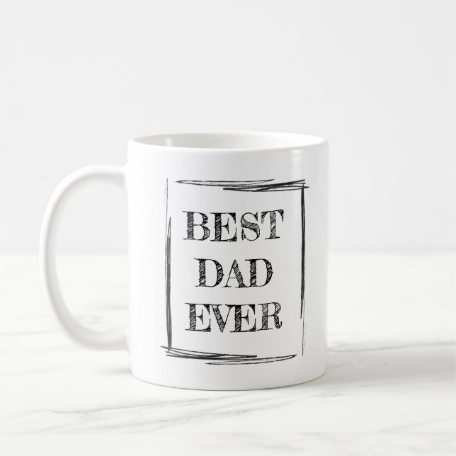 MUG LE MEILLEUR PAPA CLASSIQUE JAMAIS (Gauche)