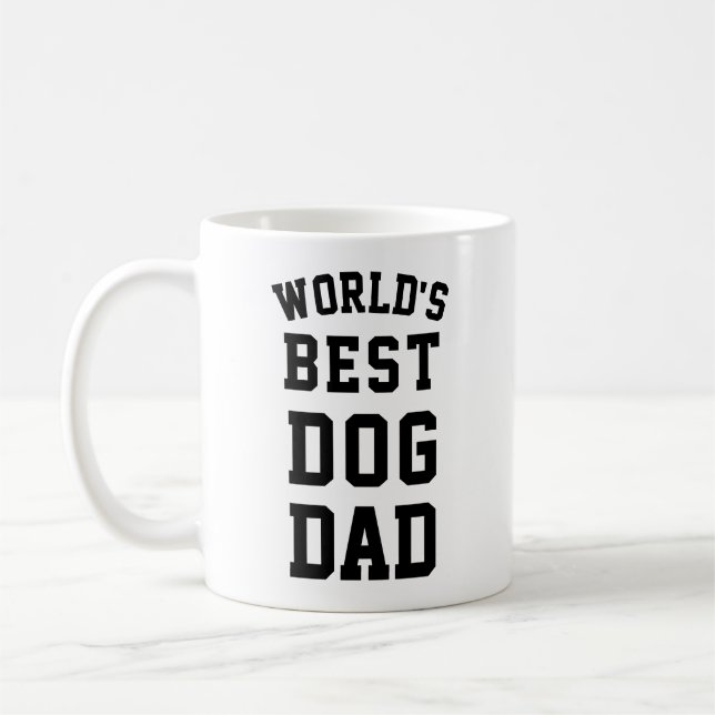 Mug Le meilleur papa de chien du monde (Gauche)