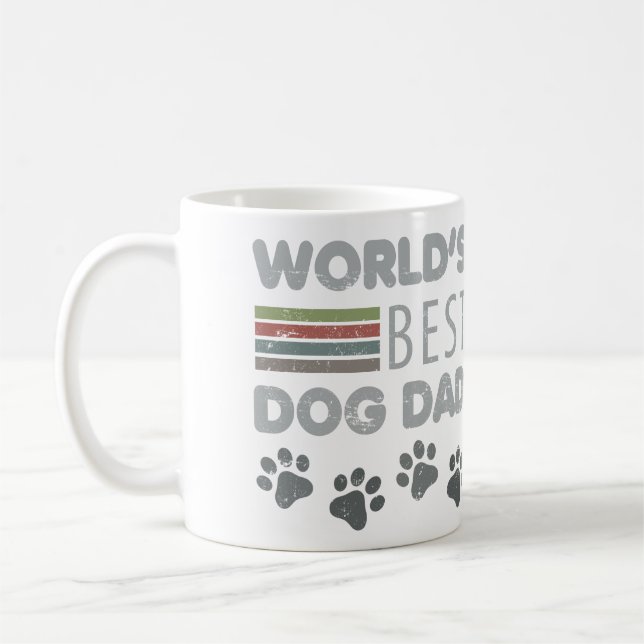 Mug Le meilleur papa de chien du monde (Gauche)