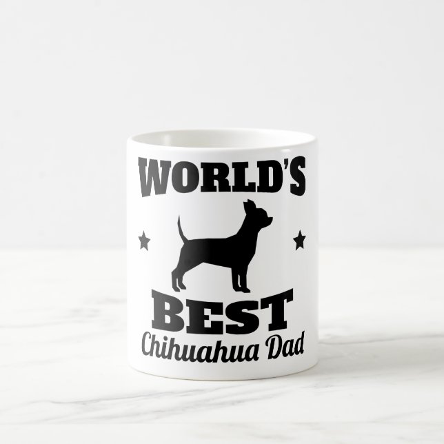 Mug Le meilleur papa de chiwawa des mondes (Centre)