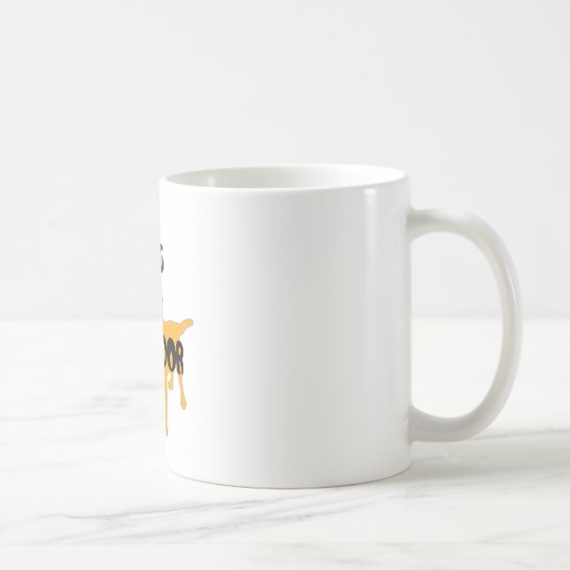 Mug Le meilleur papa de Labrador du monde ! (Droite)