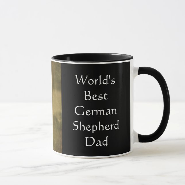 Mug Le meilleur papa du berger allemand du monde (Droite)