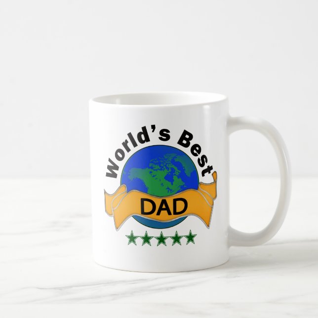 Mug Le meilleur papa du monde (Droite)