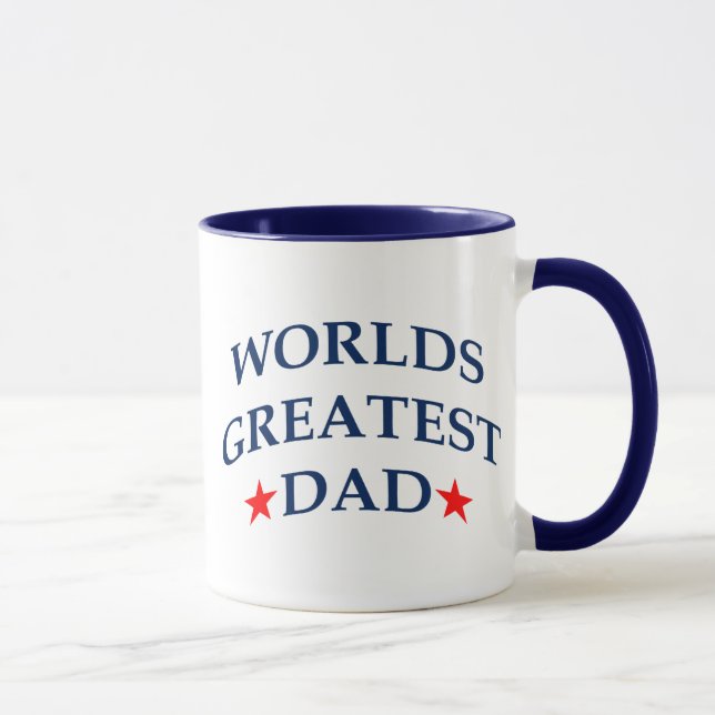 Mug Le meilleur papa du monde (Droite)