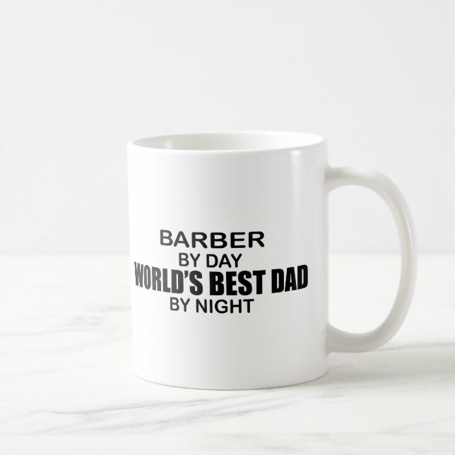 Mug Le meilleur papa du monde - coiffeur (Droite)