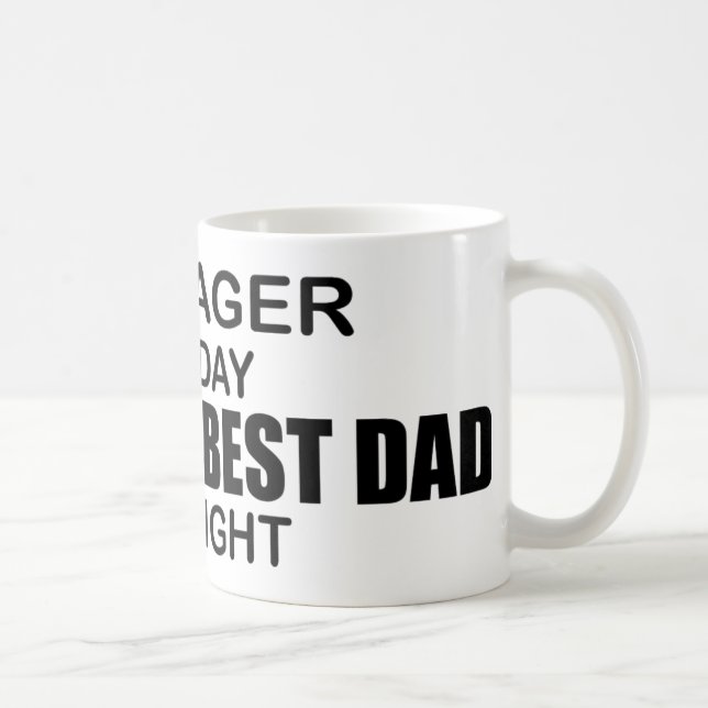 Mug Le meilleur papa du monde - directeur (Droite)