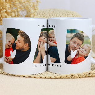 Mug Le meilleur papa du monde Photo Collage