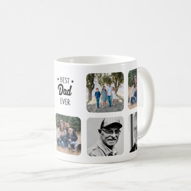 Mug Le meilleur papa fait sur commande ajoutent jamais (Devant droit)