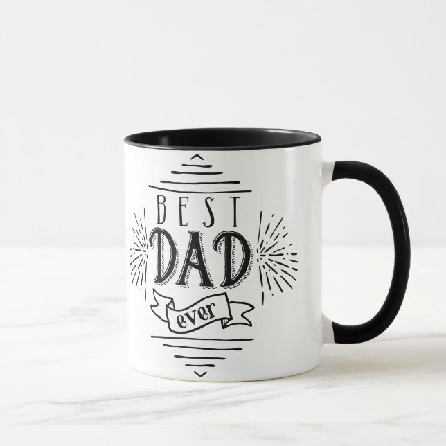 Mug Le meilleur papa jamais (Droite)