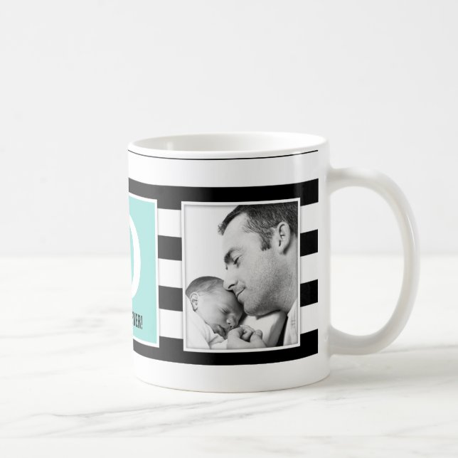 Mug Le meilleur papa jamais ! Avec la photo et le (Droite)