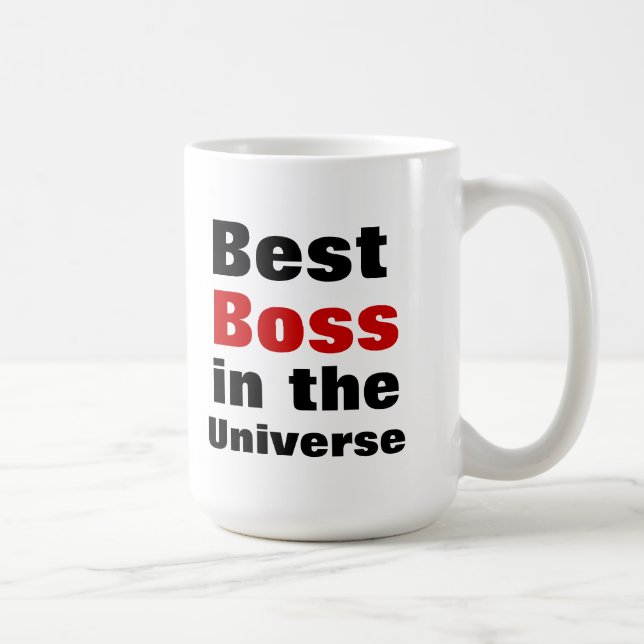 Mug Le meilleur patron dans l'univers (Droite)