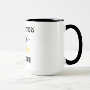 Mug Le meilleur patron du monde remet vers le bas la