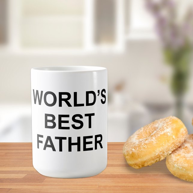 Mug Le meilleur père du monde (Créateur téléchargé)