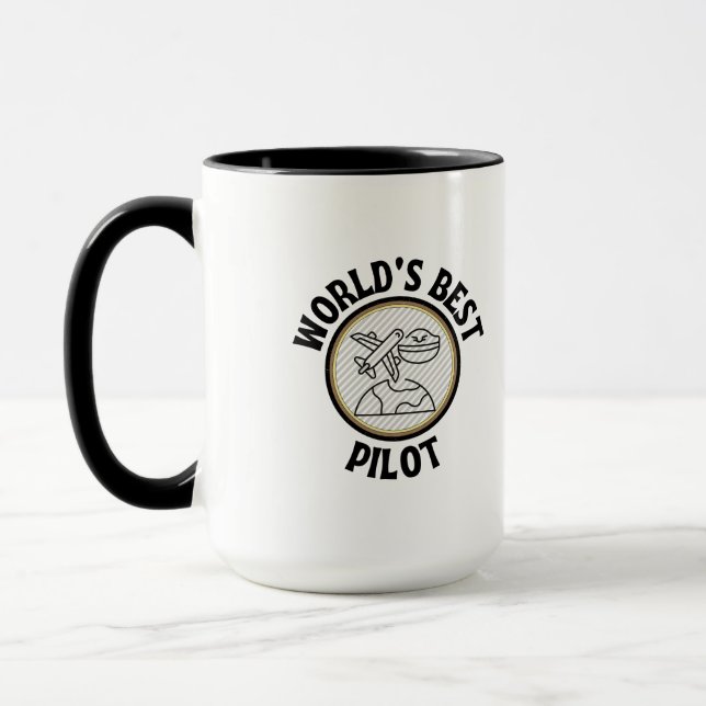 Mug Le meilleur pilote du monde (Gauche)