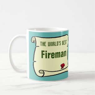 Mug Le meilleur pompier du monde.