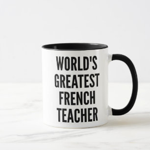 Mug Le meilleur professeur de français dans le monde