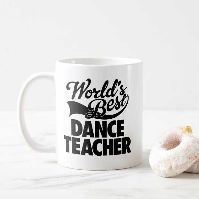 Mug Le meilleur professeur de la danse du monde (Avec donut)