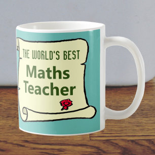 Mug Le meilleur professeur de mathématiques au monde.
