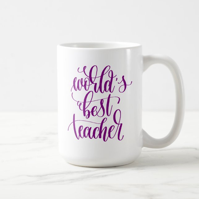 Mug Le meilleur professeur du monde (Droite)