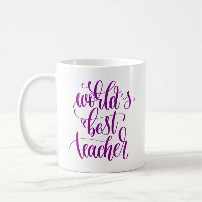 Mug Le meilleur professeur du monde (Gauche)