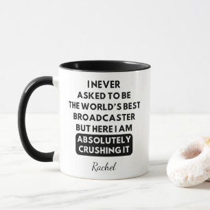 Mug Le meilleur radiodiffuseur du monde drôle