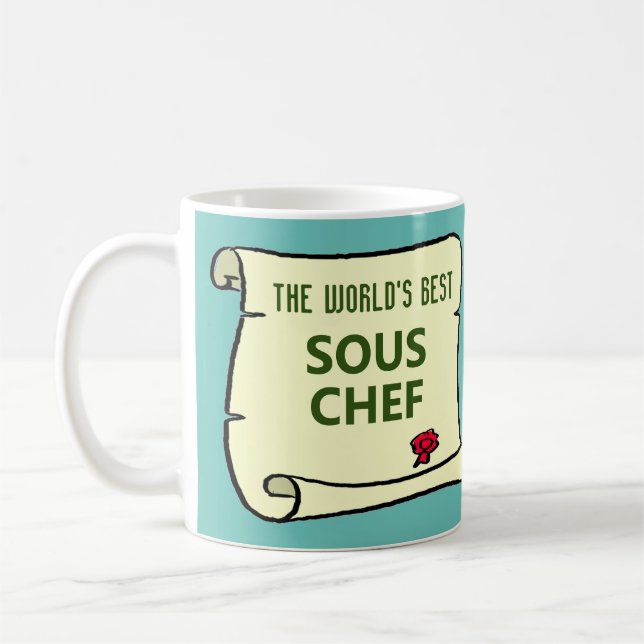 Mug Le meilleur sous-chef du monde. (Gauche)